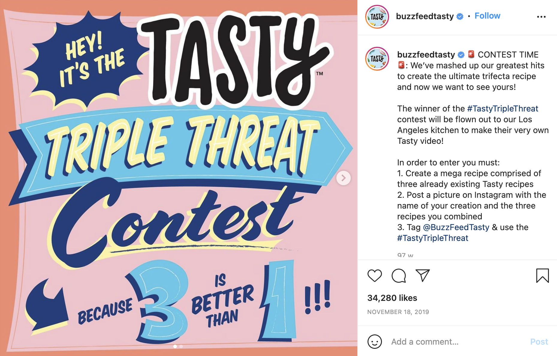 Bussfeed Tasty Contest