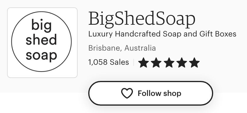 Big Shed Soap Shop Title