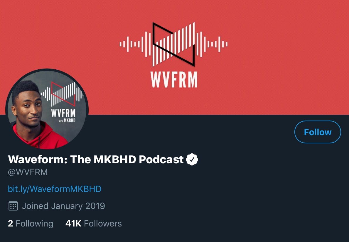 Waveform Podcast Twitter