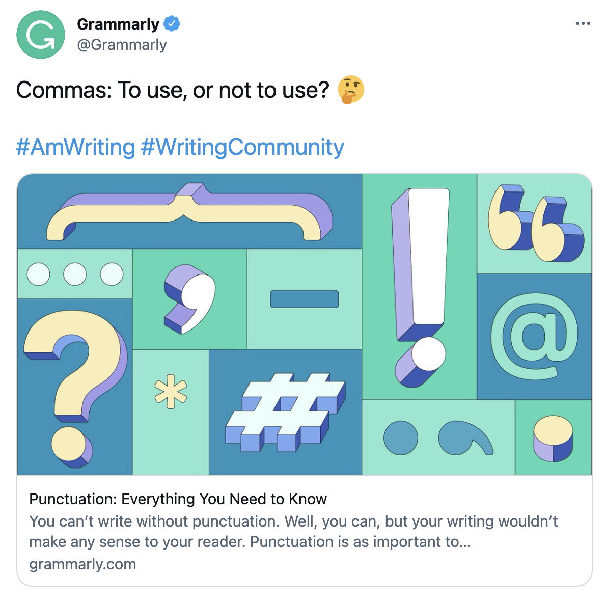 Grammarly Crosspost Twitter